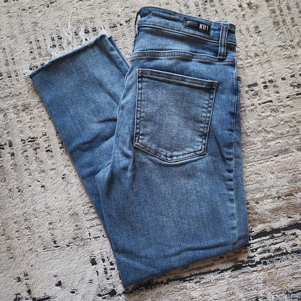 Kut from the Kloth Blue Ankle Jeans
